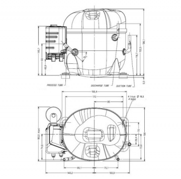 Motor monofazat Tecumseh L